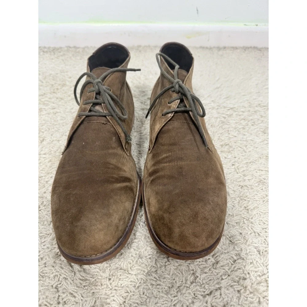 Kenneth Cole Techni-Cole Brown Suede Lace Up‎ Chukka Boots Men's 13 Gel Comfort